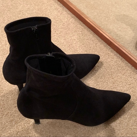 Loeffler Randall Kassidy Kitten Heel Bootie, Black Suede - Picture 12 of 16